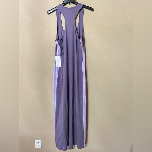 JOHNNY WAS CALME Purple Racer Back Knit Maxi Dress - Picture 7 of 7